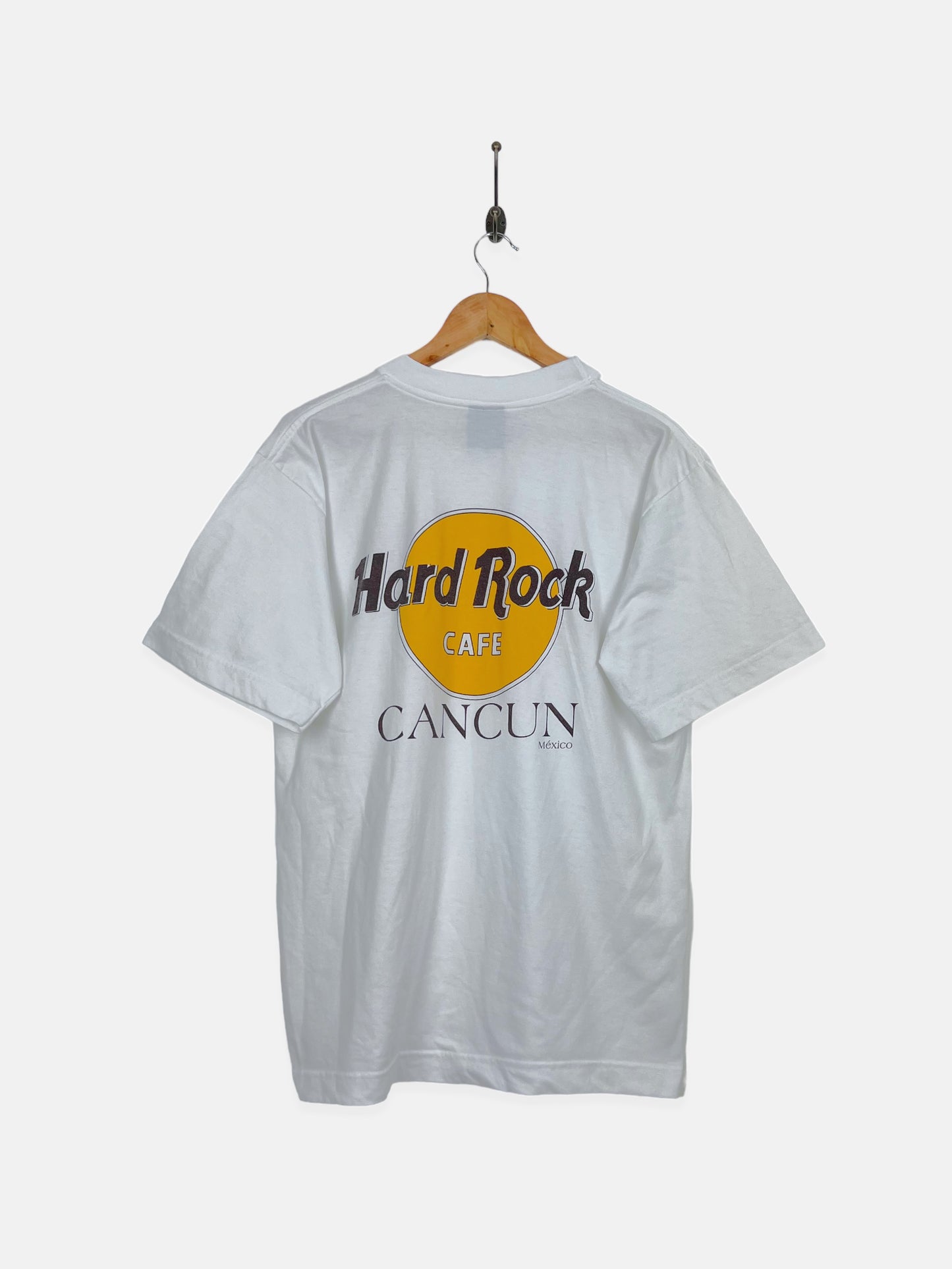 90's Hard Rock Cafe Cancun Mexico Vintage T-Shirt Size M