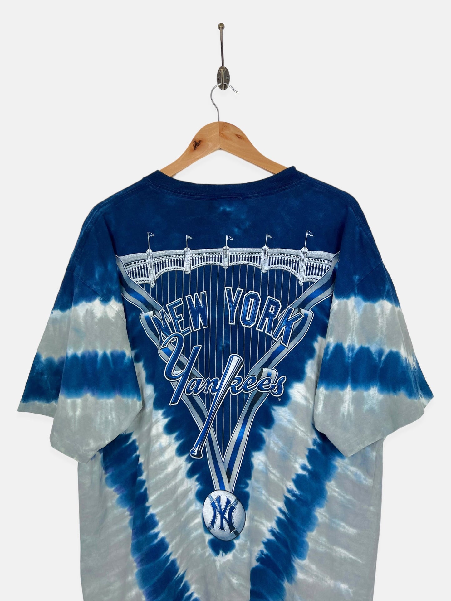 90's New York Yankees MLB USA Made Vintage T-Shirt Size XL