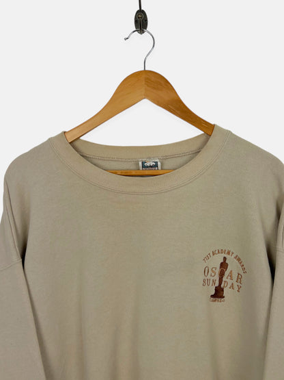 90's Oscar Sunday USA Made Embroidered Vintage Sweatshirt Size XL