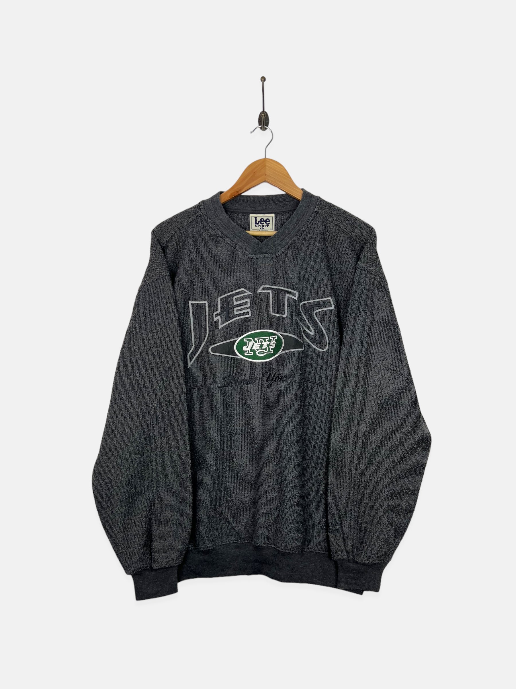 Vintage shops 90's Lee Sport NFL New York Jets Embroidered Crewneck