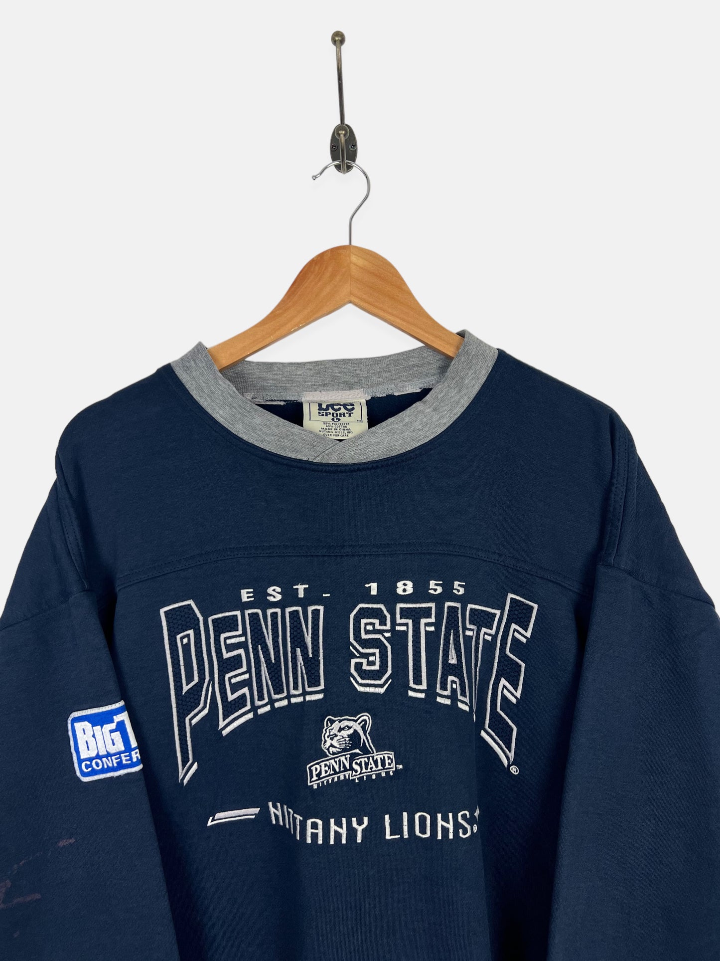 90's Penn State Lions Embroidered Vintage Sweatshirt Size L