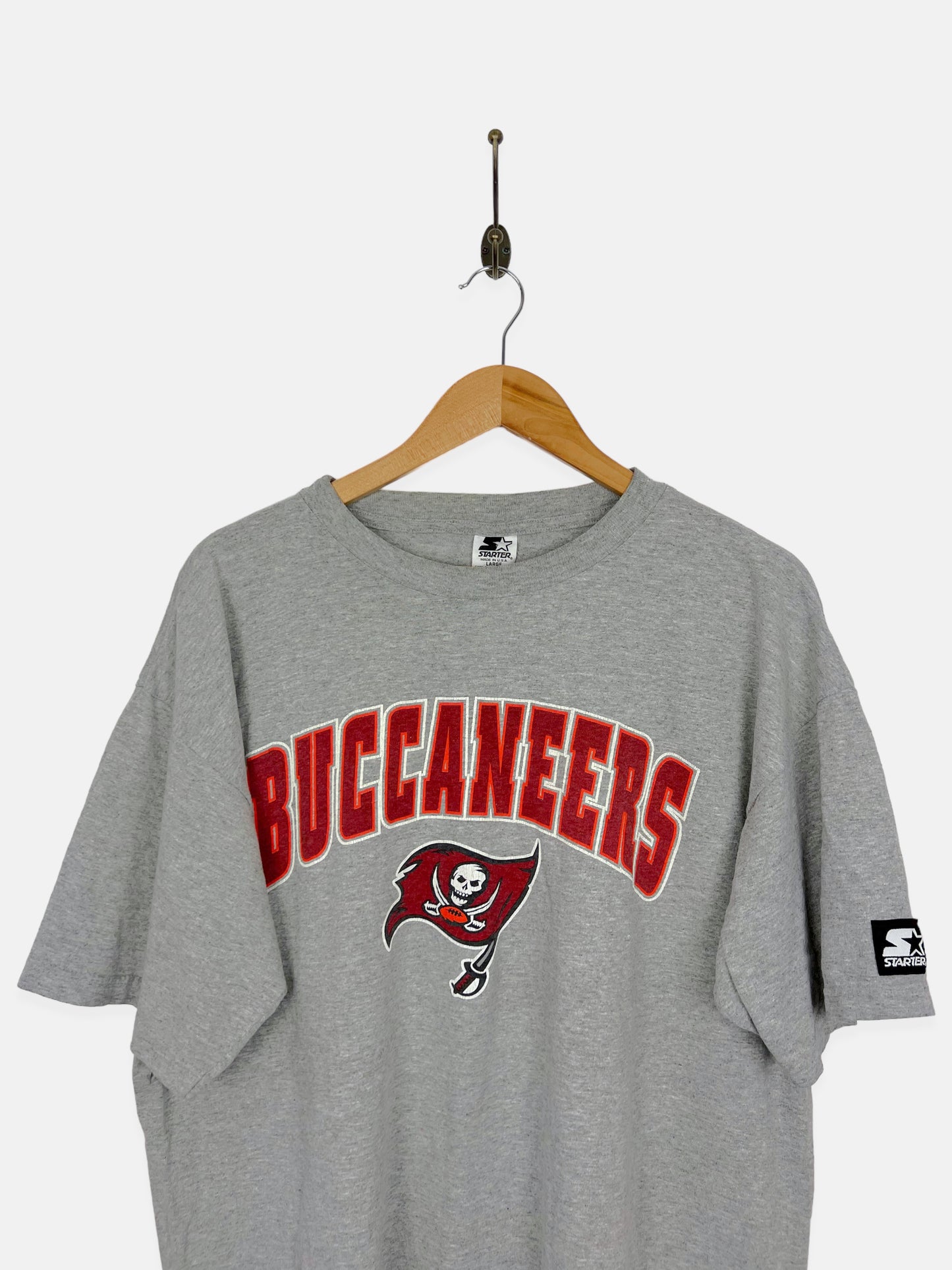 90's Tampa Bay Buccaneers NFL Starter USA Made Vintage T-Shirt Size L