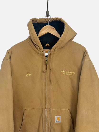 90's Carhartt Heavy Duty Vintage Jacket with Hood Size XL