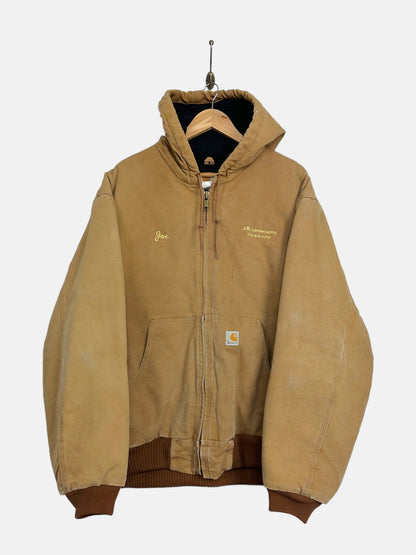 90's Carhartt Heavy Duty Vintage Jacket with Hood Size XL