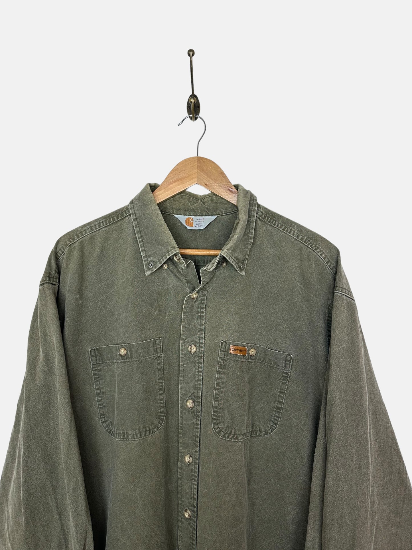 90's Carhartt Vintage Button-Up Shirt Size 2-3XL