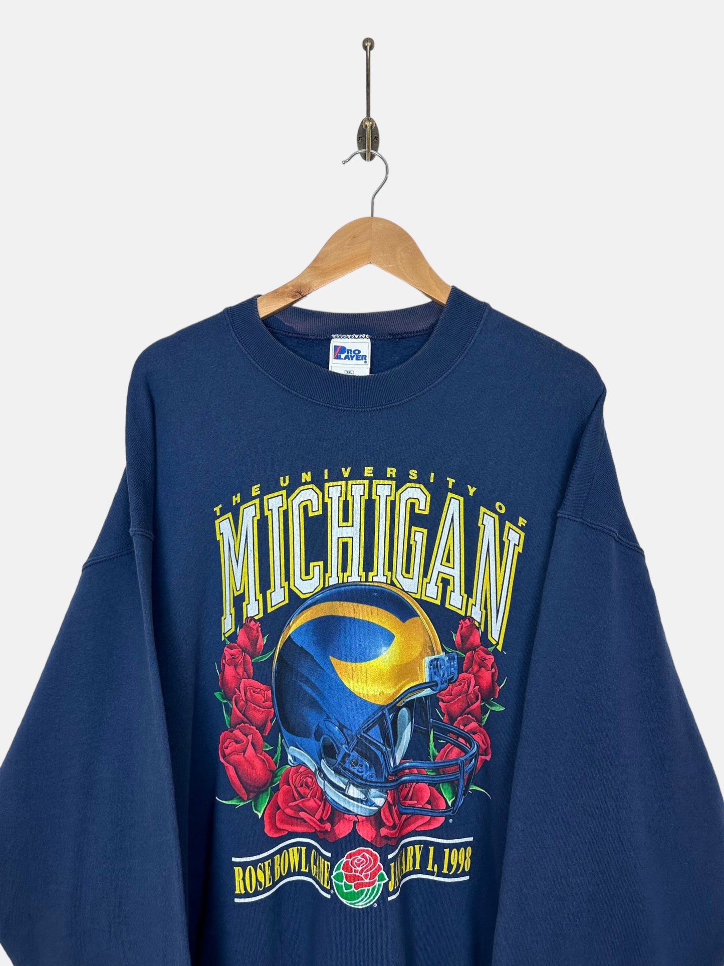 1998 Michigan Wolverines USA Made Vintage Sweatshirt Size 2XL