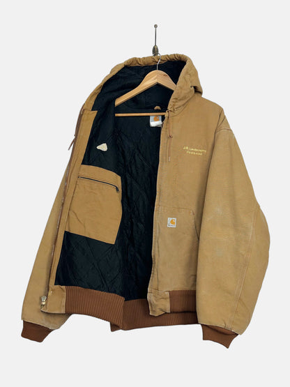 90's Carhartt Heavy Duty Vintage Jacket with Hood Size XL