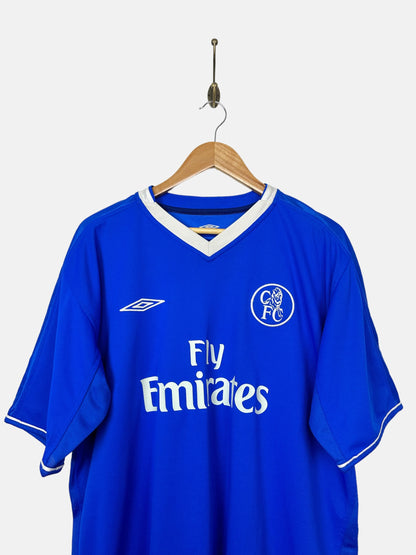 2003 Umbro Chelsea Home Kit Reversible Vintage Football Jersey Size XL