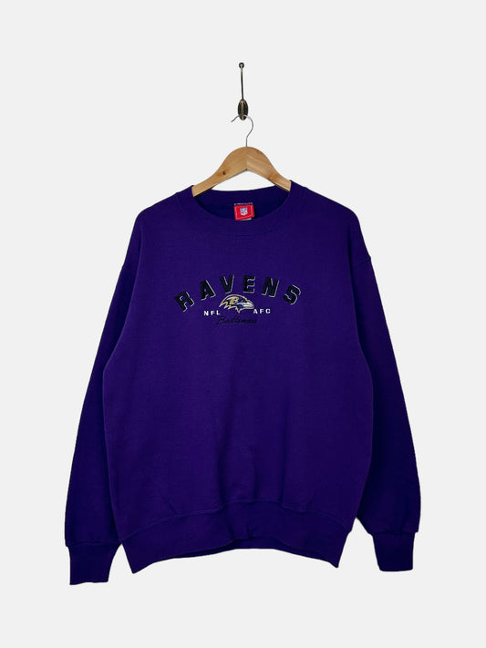 90's Baltimore Ravens NFL Embroidered Vintage Sweatshirt Size M