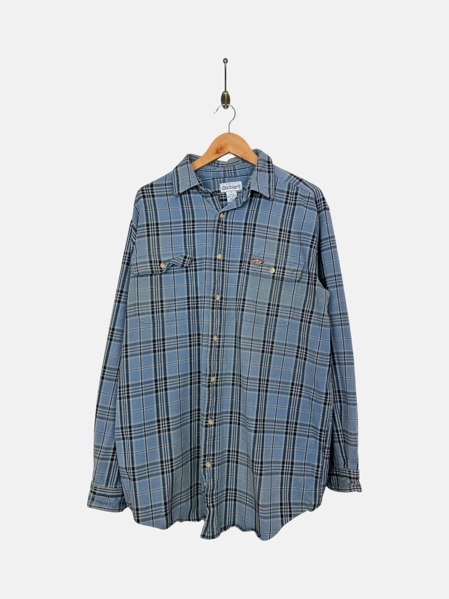 90's Carhartt Vintage Button-Up Heavyweight Shirt Size L