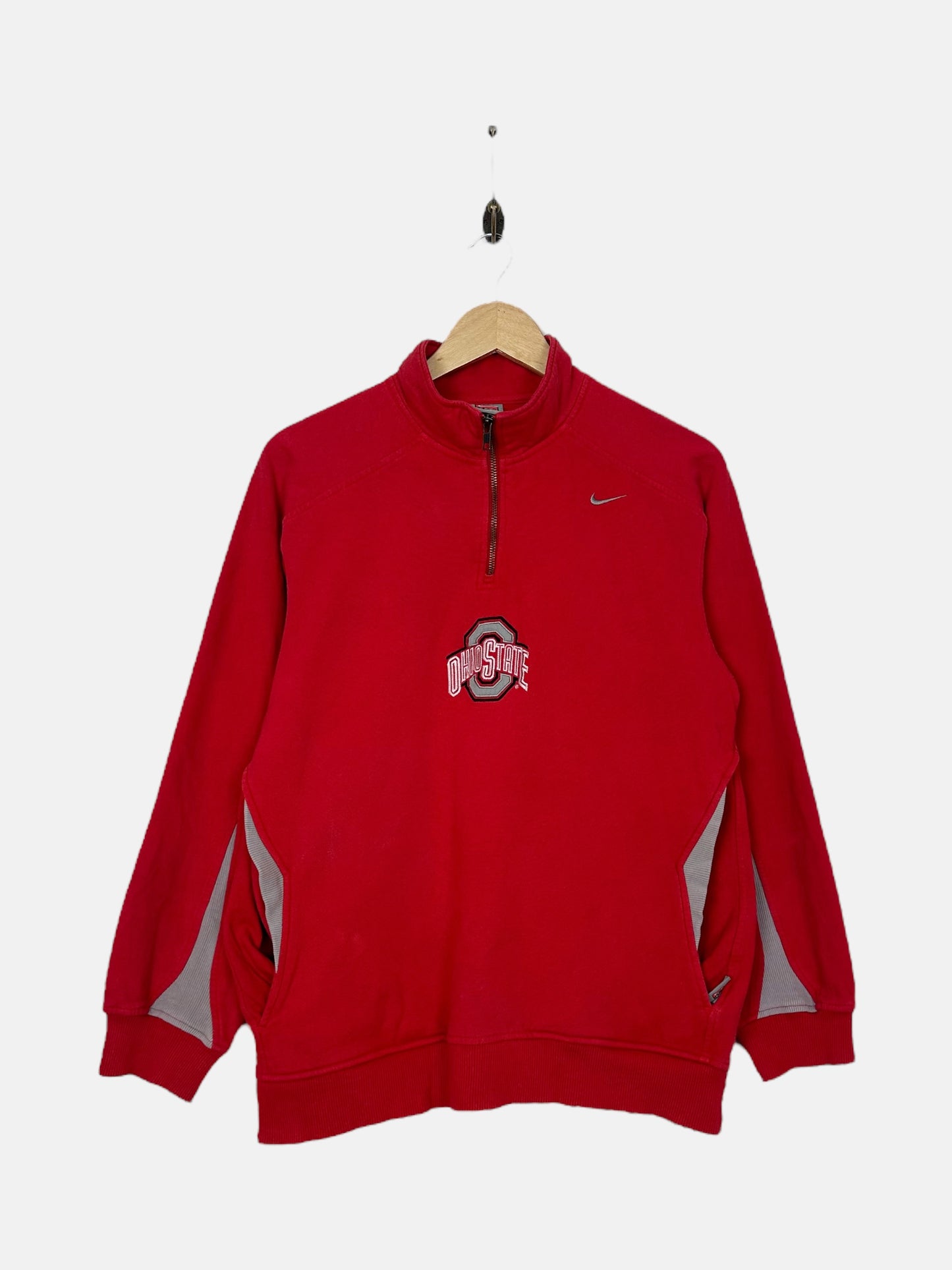 90's Nike Ohio State Embroidered Vintage Quarterzip Sweatshirt Size S