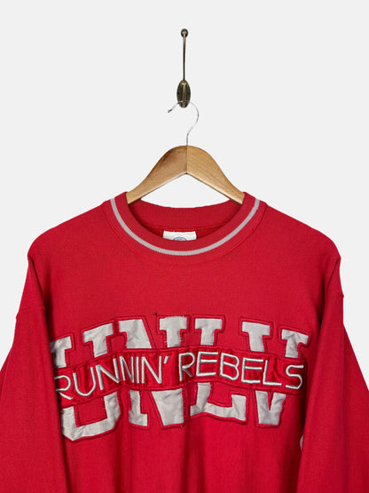 90's UNLV Runnin' Rebels Embroidered Vintage Sweatshirt Size L