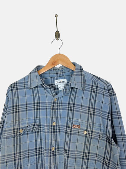 90's Carhartt Vintage Button-Up Heavyweight Shirt Size L