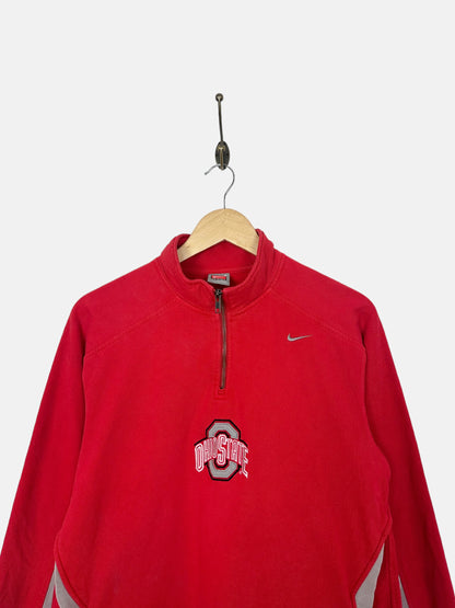 90's Nike Ohio State Embroidered Vintage Quarterzip Sweatshirt Size S