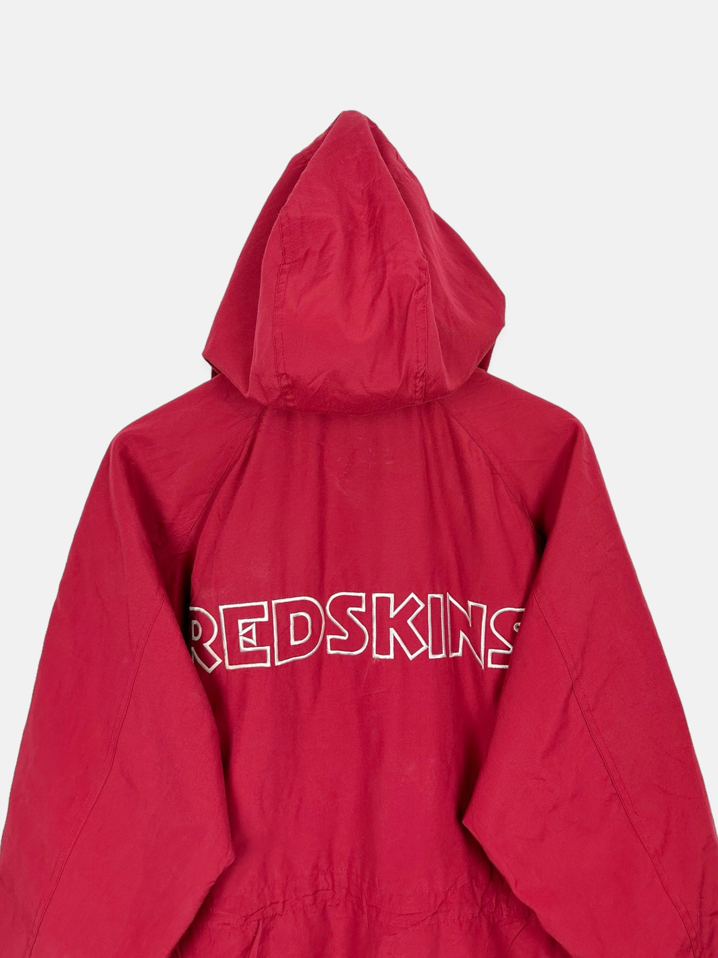 90's Washington Redskins NFL Embroidered Vintage Jacket with Hood Size M-L