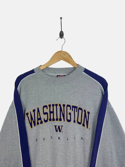 90's Washington Huskies Embroidered Vintage Sweatshirt Size L