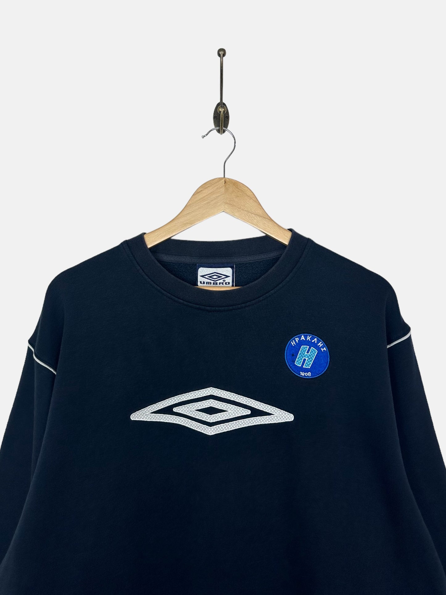 90's Umbro Greece Iraklis FC Embroidered Vintage Sweatshirt Size L