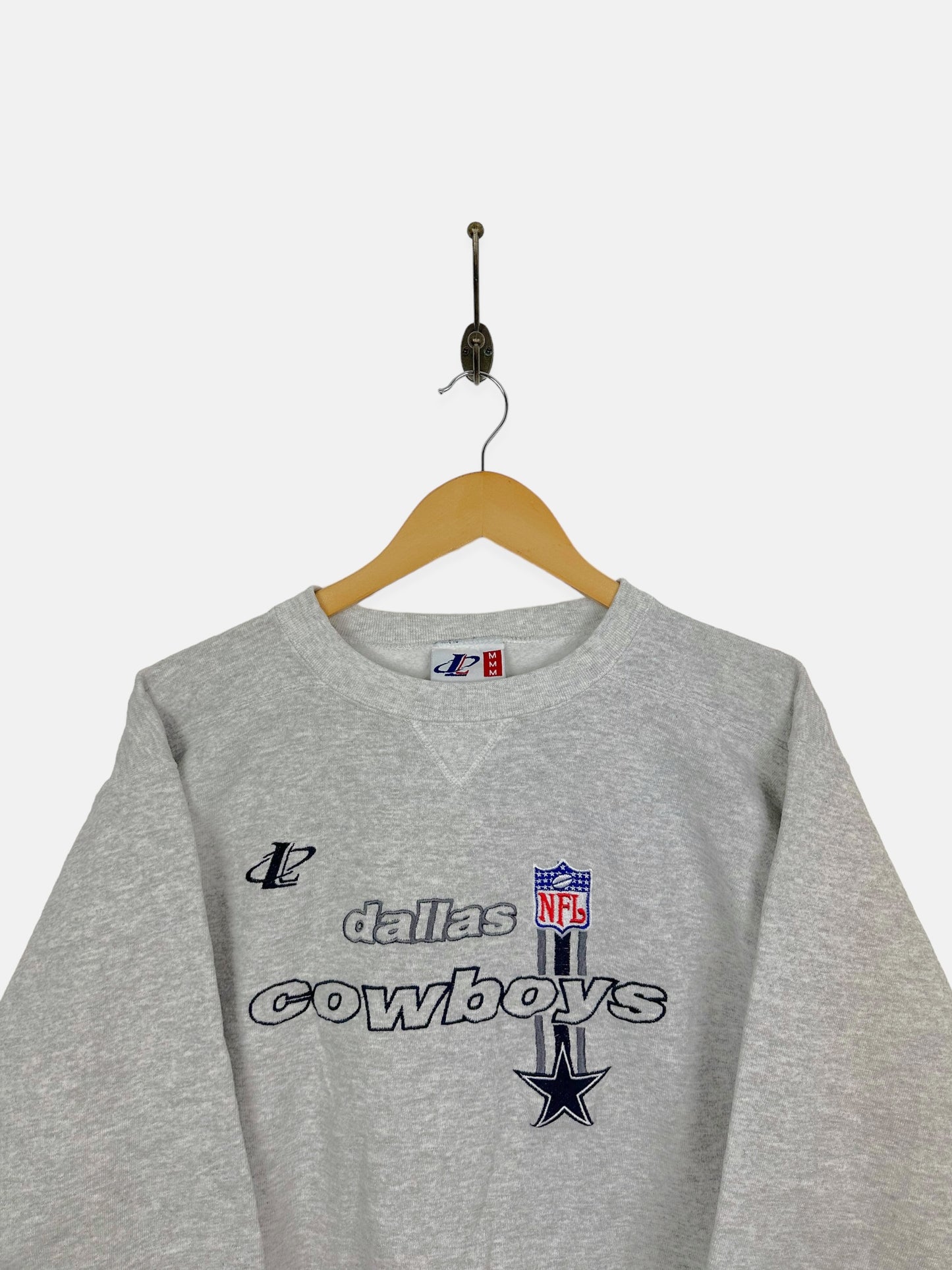 90's Dallas Cowboys NFL USA Made Embroidered Vintage Sweatshirt Size 8