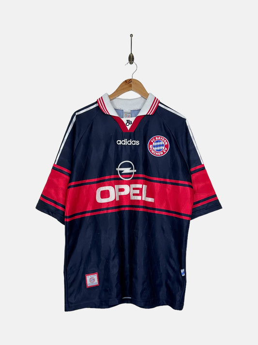 1997 Adidas Bayern Munich Home Kit Vintage Football Jersey Size L