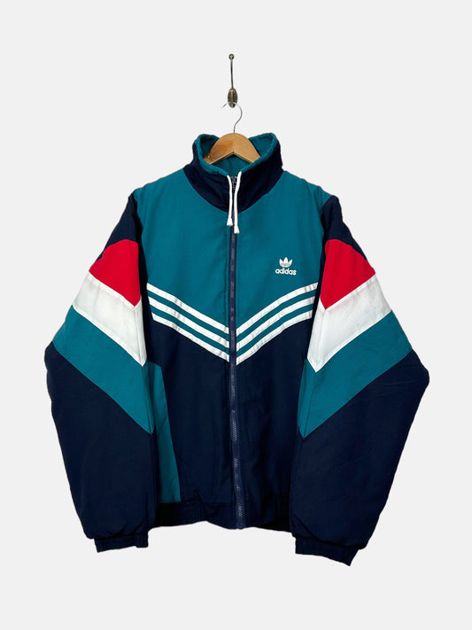 90's Adidas Embroidered Vintage Thick Jacket Size L