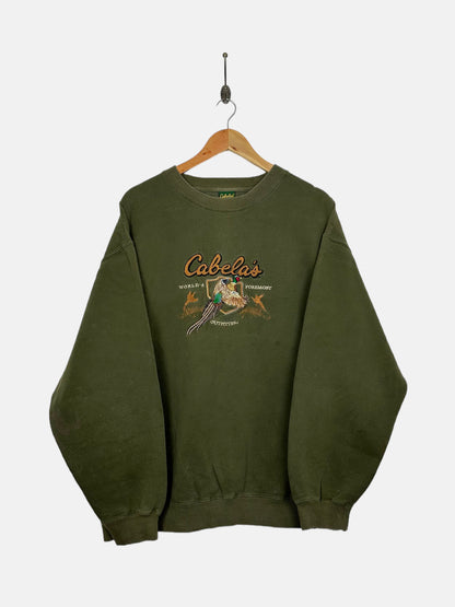 90's Cabela's Embroidered Vintage Sweatshirt Size L