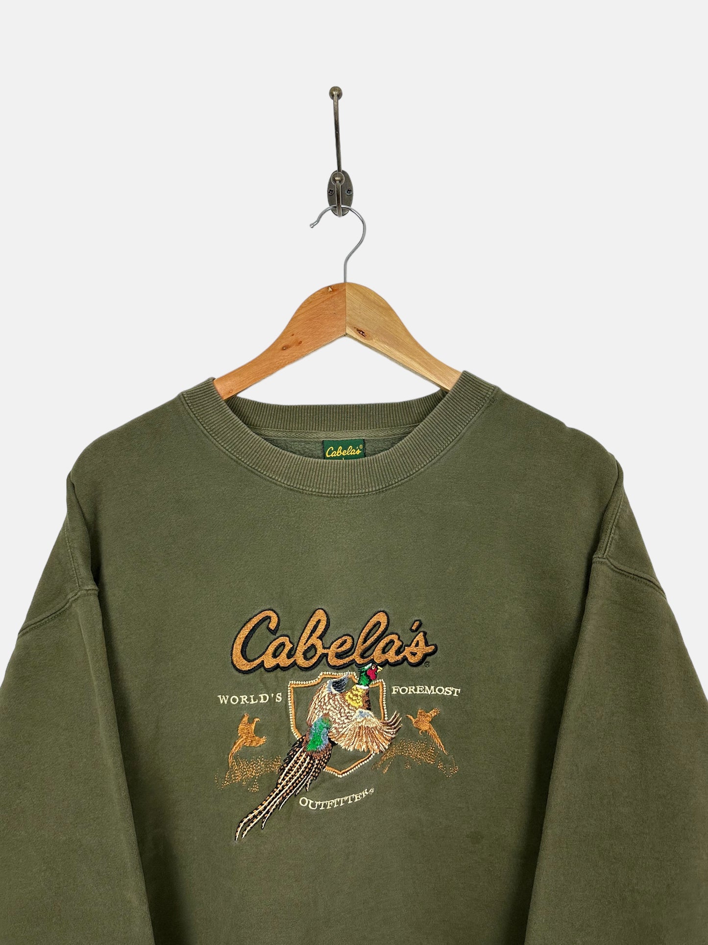 90's Cabela's Embroidered Vintage Sweatshirt Size L