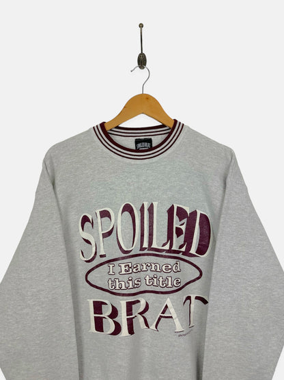 90's Spoiled Brat USA Made Vintage Sweatshirt Size 12-14