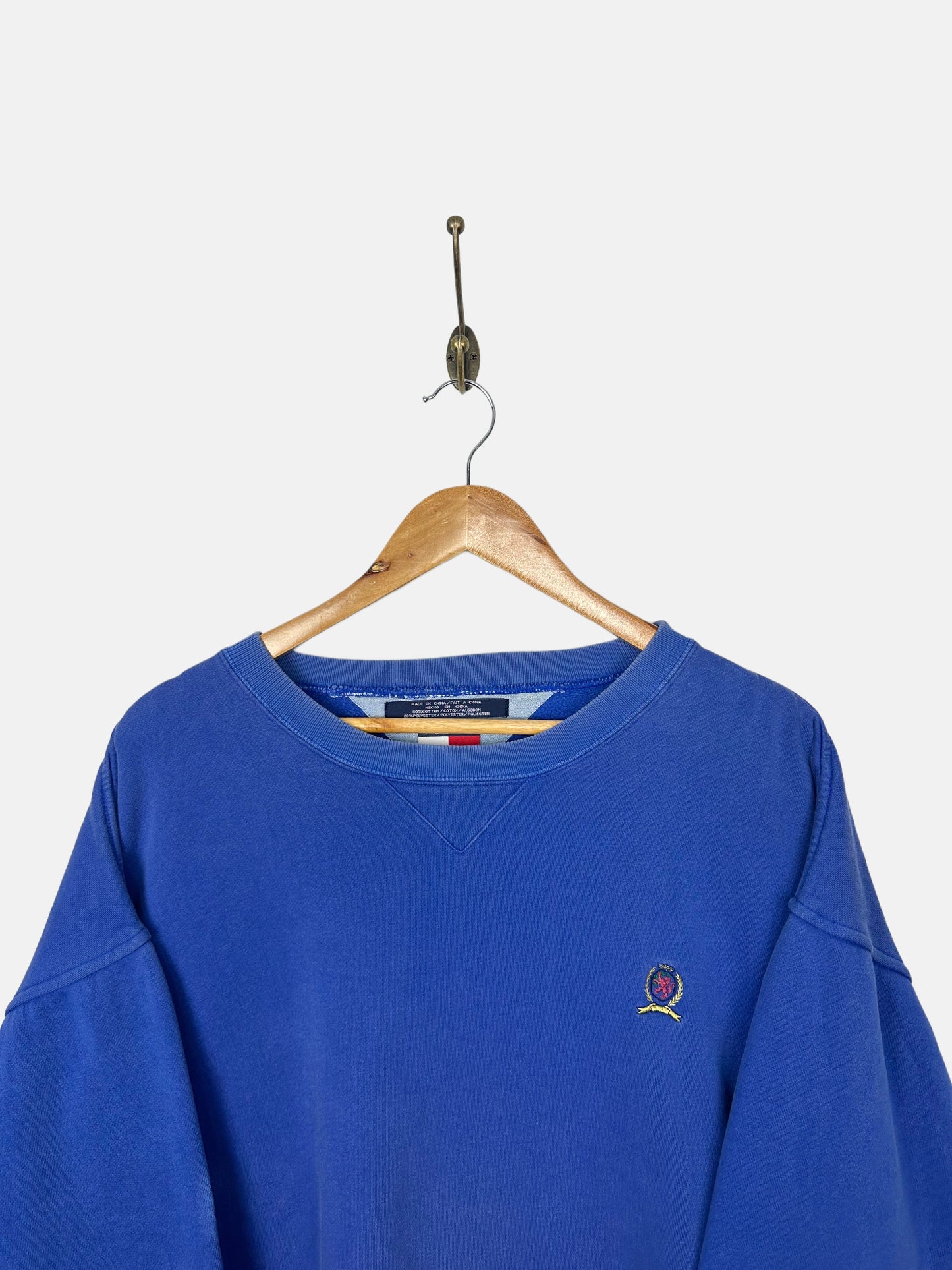 90's Tommy Hilfiger Embroidered Vintage Sweatshirt Size L-XL