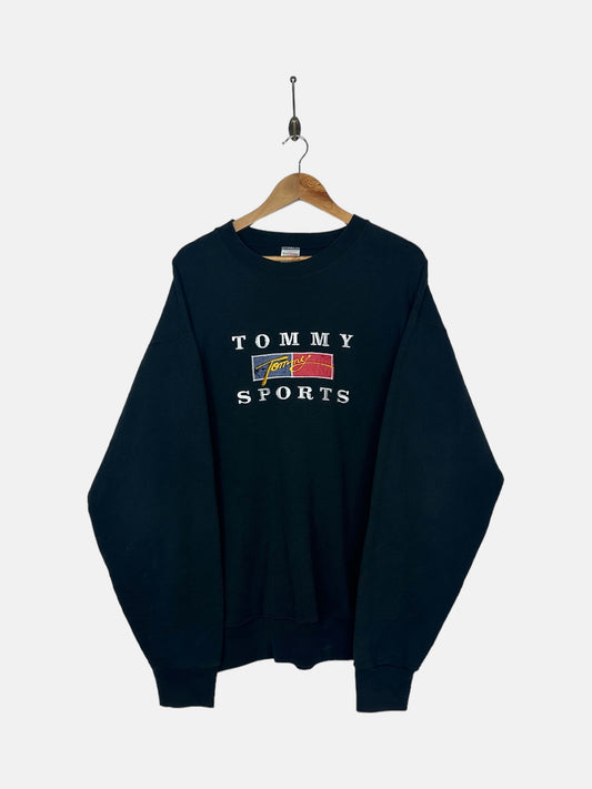 90's Tommy Sports Embroidered Vintage Sweatshirt Size L-XL