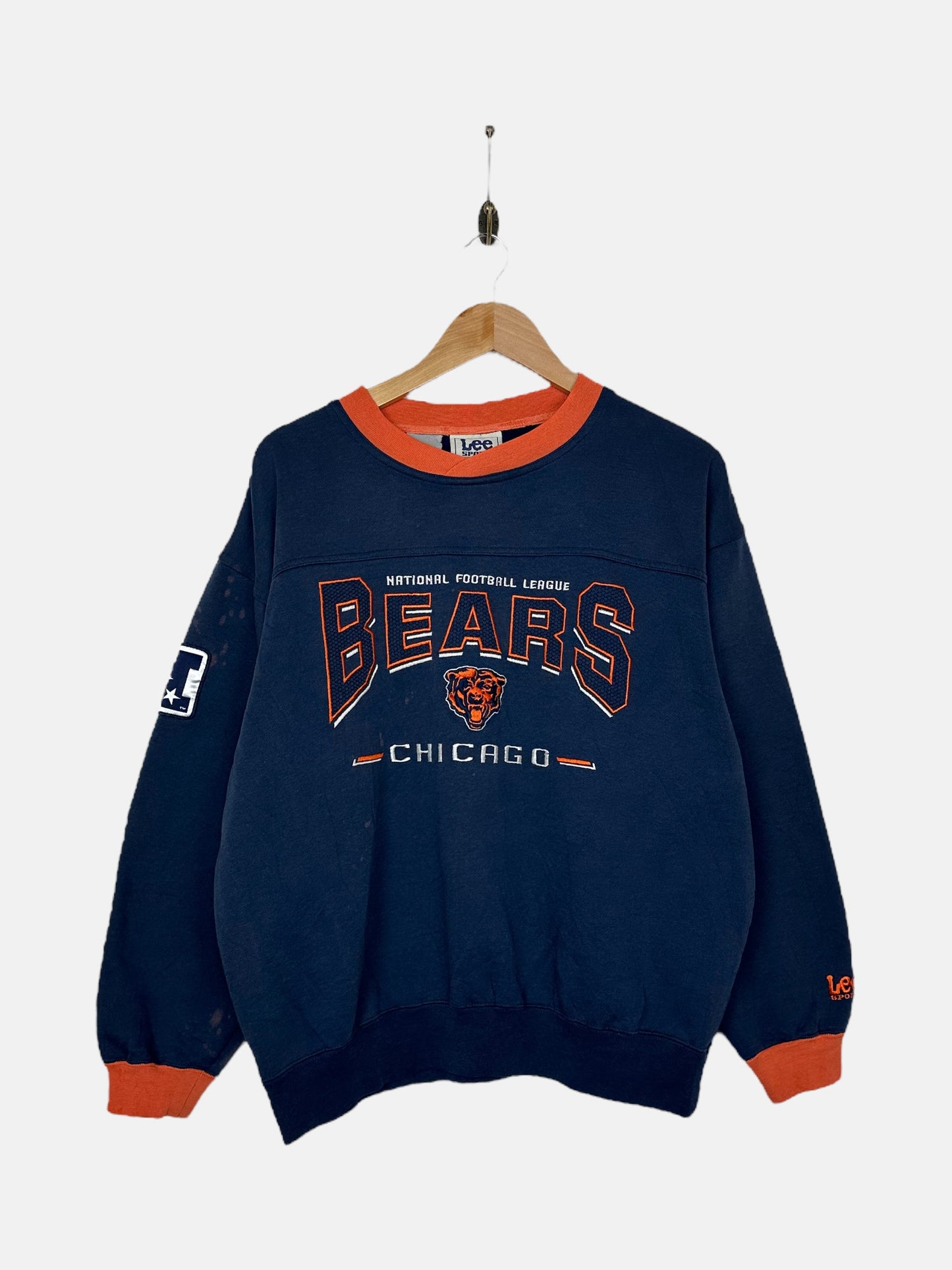 90's Chicago Bears NFL Embroidered Vintage Sweatshirt Size M