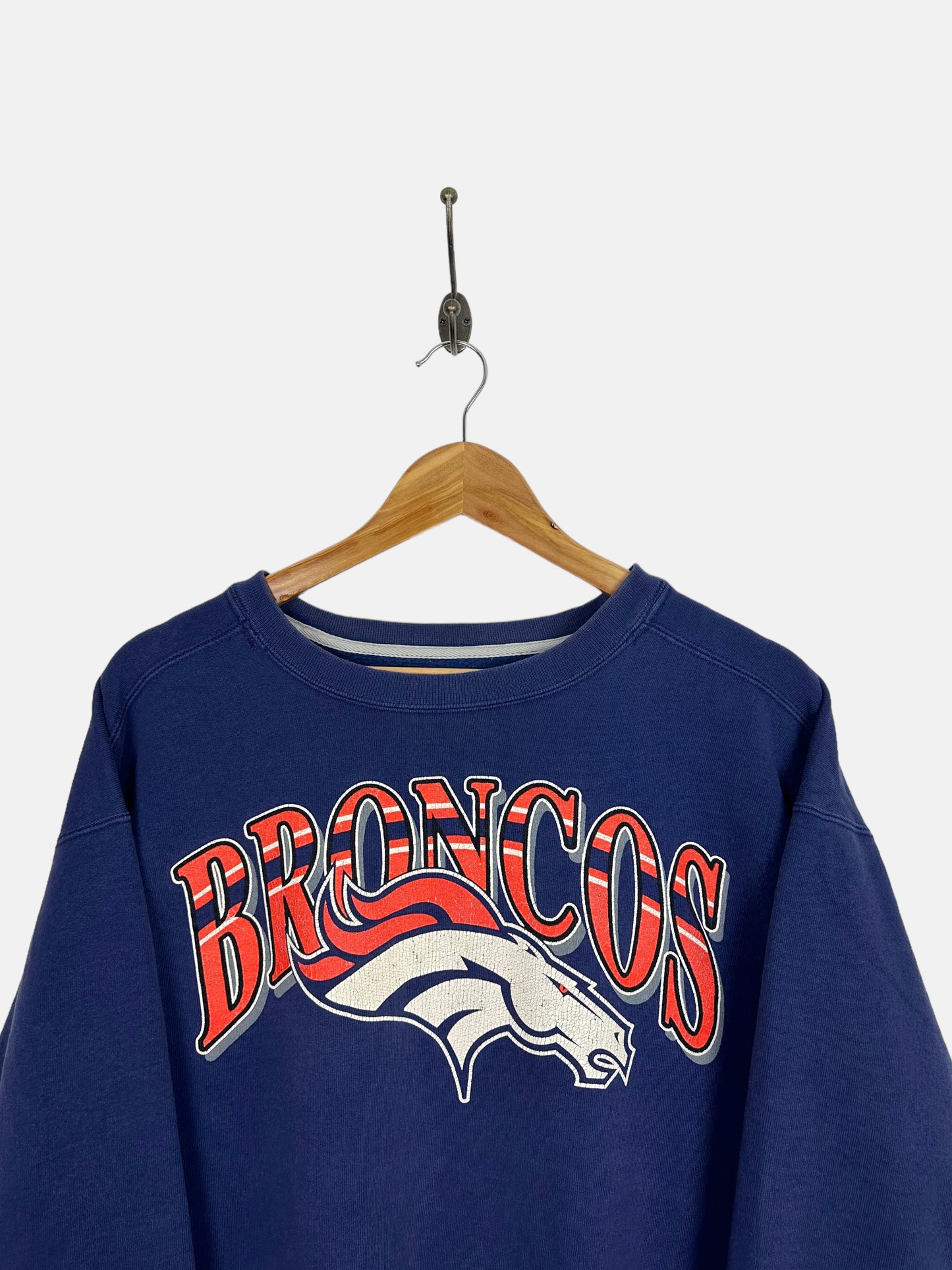 90's Denver Broncos NFL Vintage Sweatshirt Size M