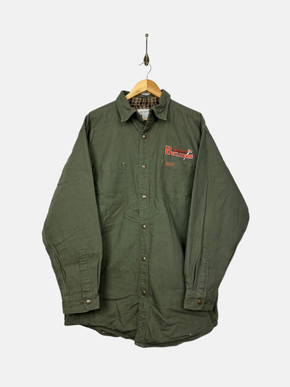 90's Carhartt Murphy Builders Button-Up Thick Shirt Size L-XL (tall fit)