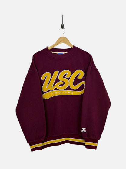 90's USC Trojans Starter Embroidered Vintage Sweatshirt Size M-L