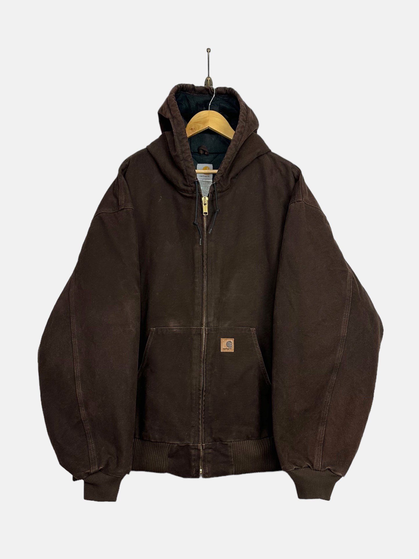 90's Carhartt Heavy Duty Vintage Jacket with Hood Size 4XL