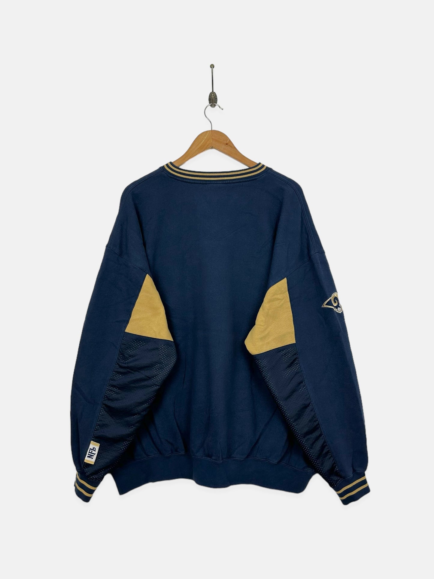 90's St Louis Rams NFL Embroidered Vintage Sweatshirt Size 2XL