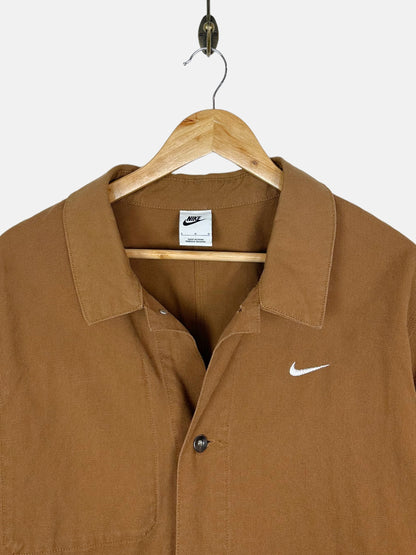 Nike Embroidered Vintage Canvas Jacket Size L-XL