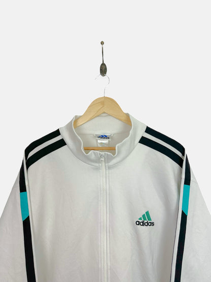 90's Adidas Embroidered Vintage Zip-Up Jacket Size L-XL