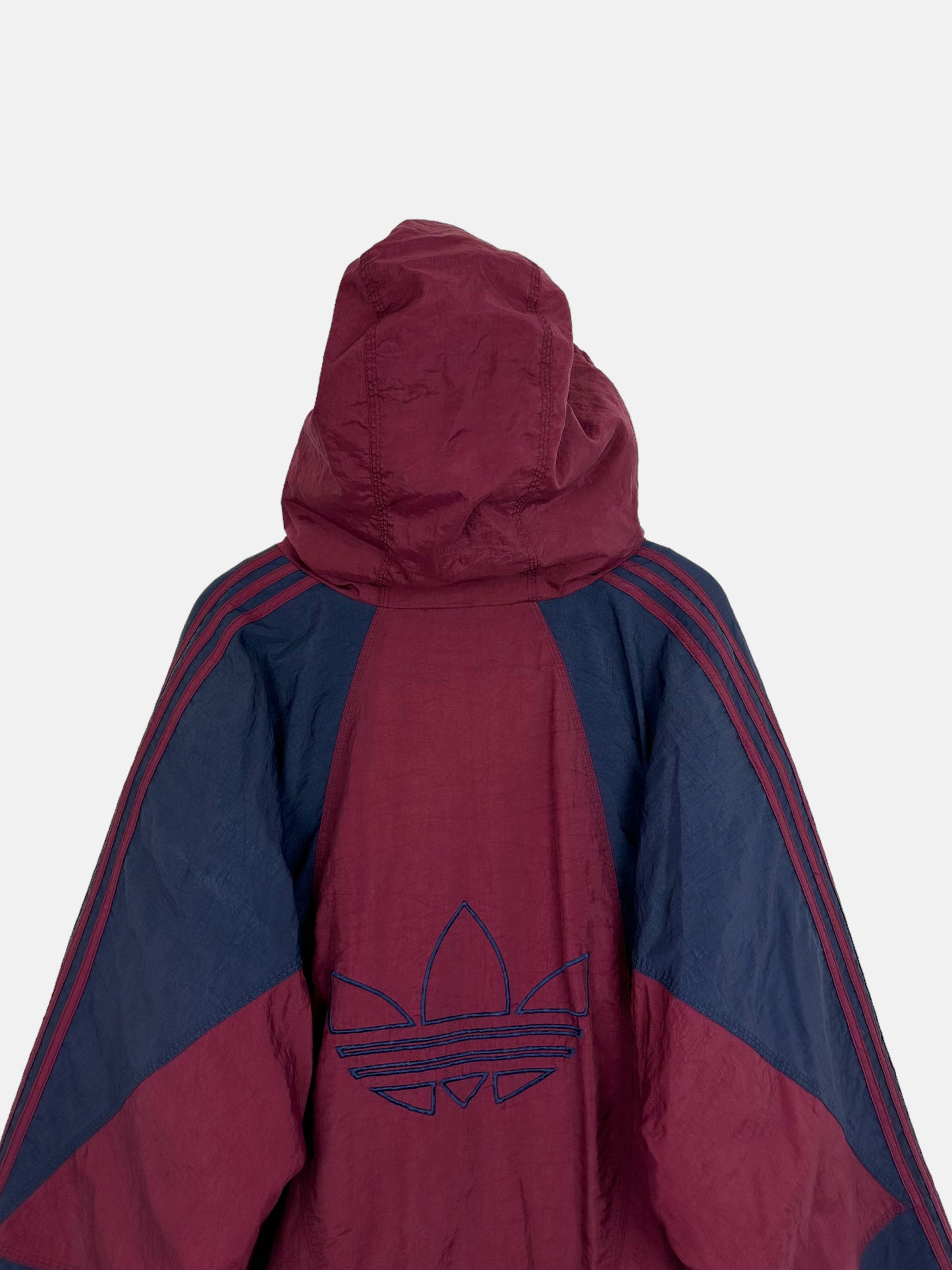 90's Adidas Embroidered Thick Jacket with Hood Size XL-2XL