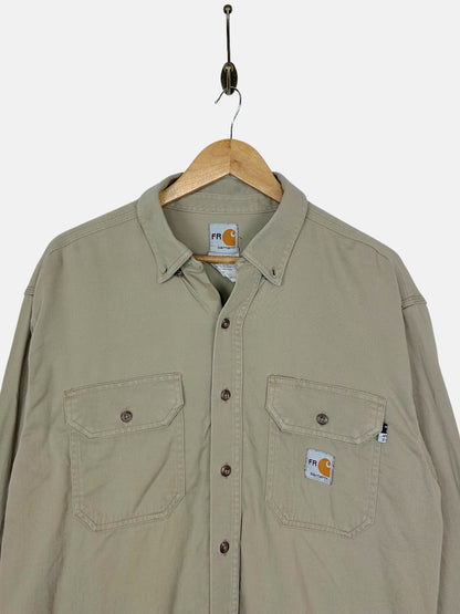 90's Carhartt Button-Up Shirt Size XL