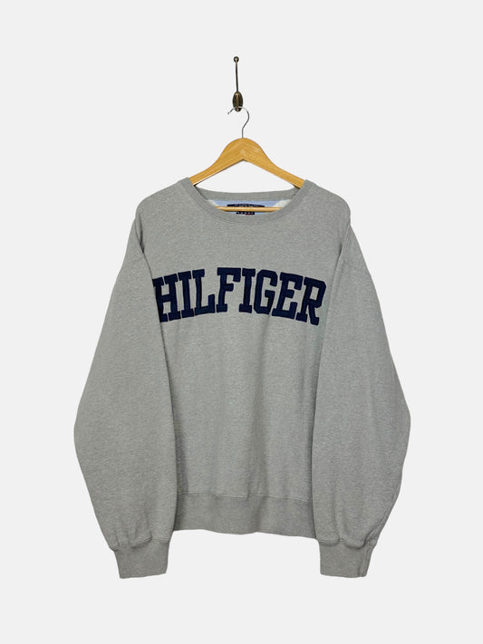 90's Tommy Hilfiger Embroidered Vintage Sweatshirt Size L-XL