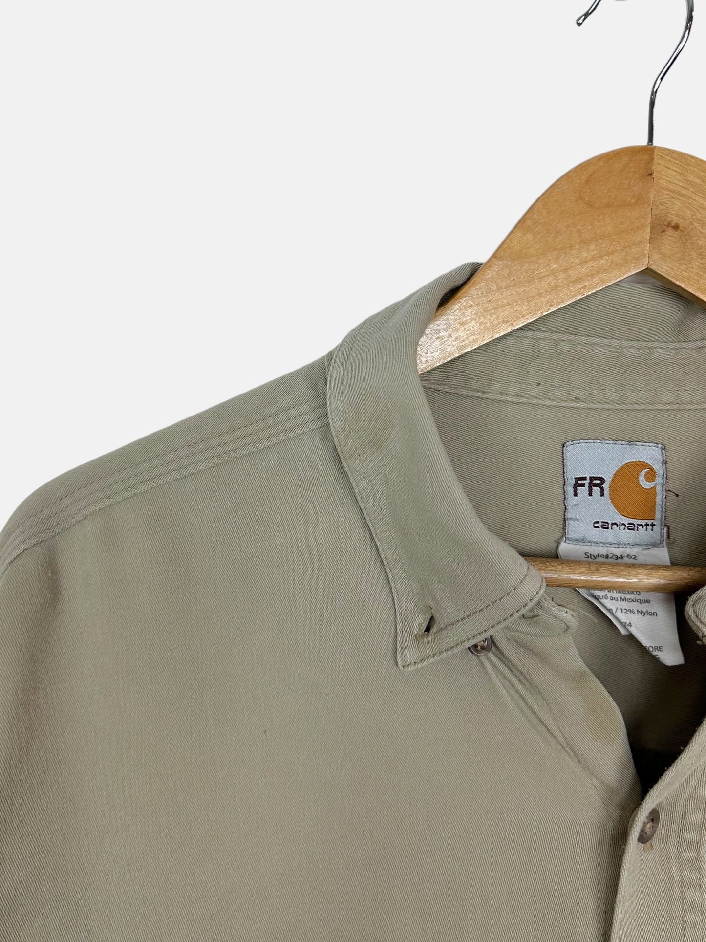 90's Carhartt Button-Up Shirt Size XL