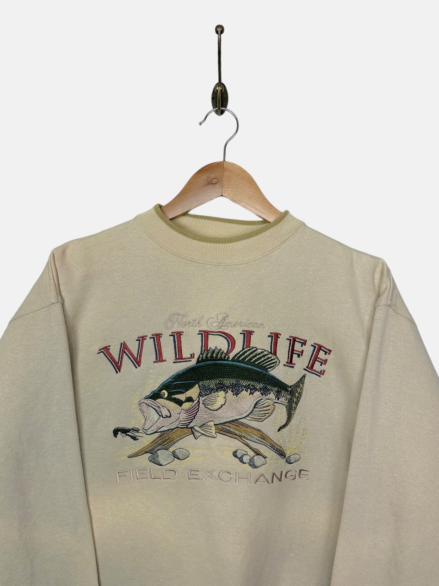 90's Wildlife Field Exchange Embroidered Vintage Sweatshirt Size M