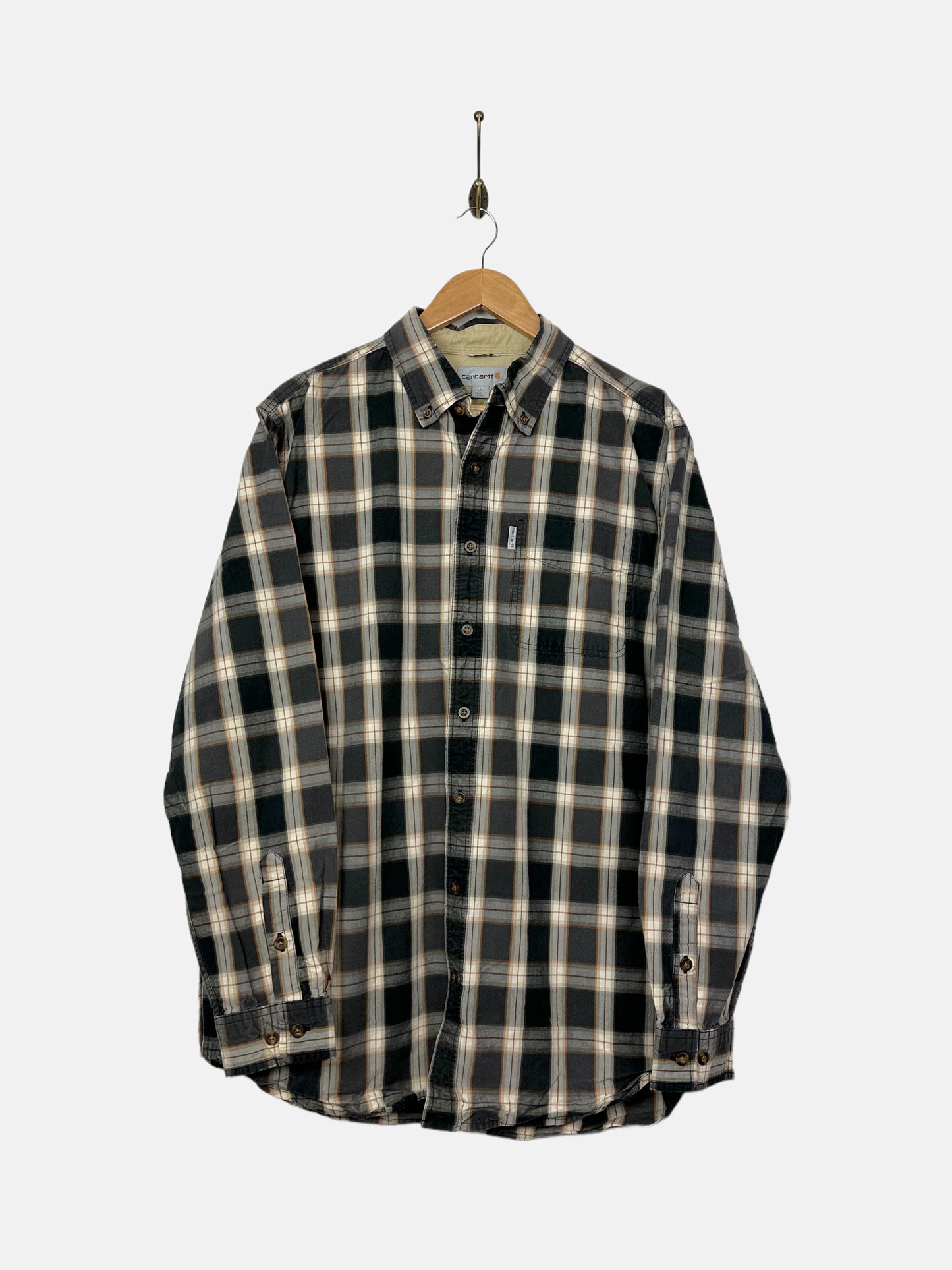 90's Carhartt Button-Up Shirt Size L (tall fit)