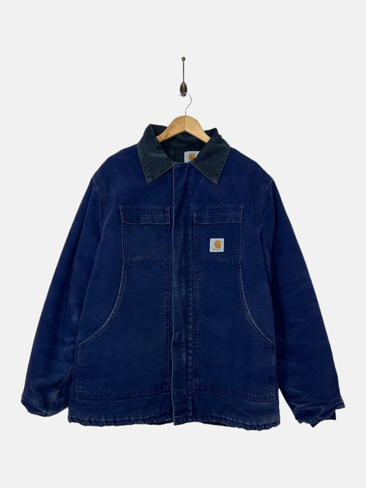 90's Carhartt Heavy Duty Vintage Corduroy Collar Jacket Size XL