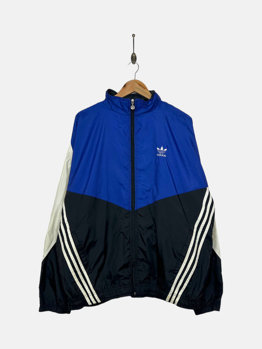 90's Adidas Embroidered Vintage Windbreaker Jacket Size XL