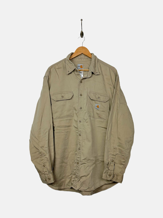 90's Carhartt Vintage Button-Up Shirt Size XL