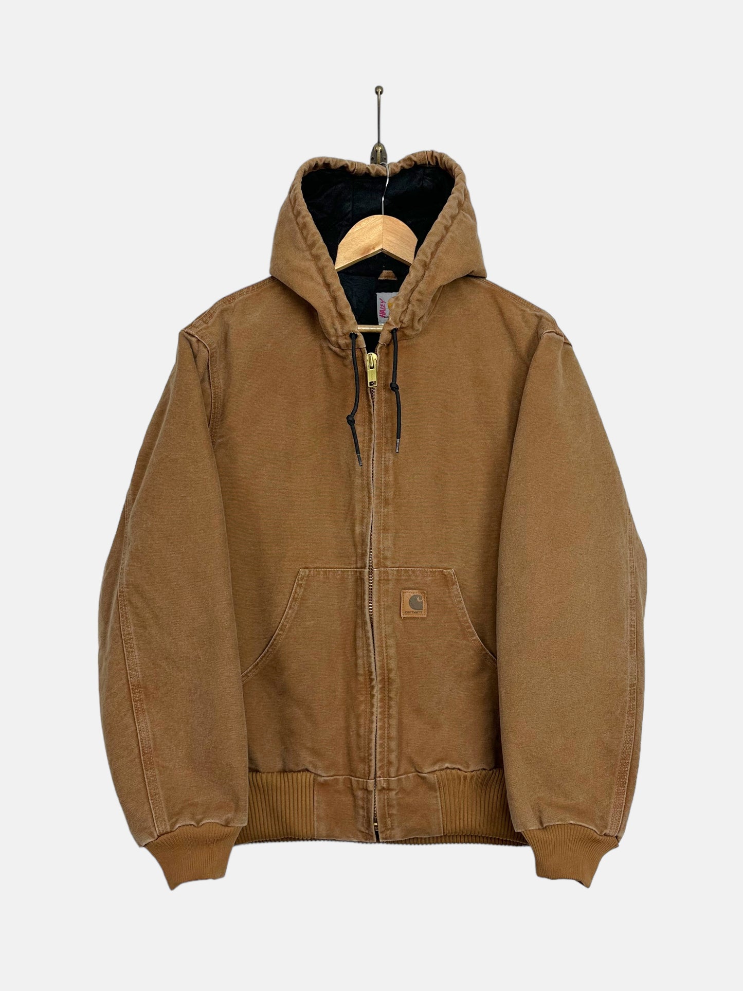 90's Carhartt Heavy Duty Vintage Jacket with Hood Size S-M