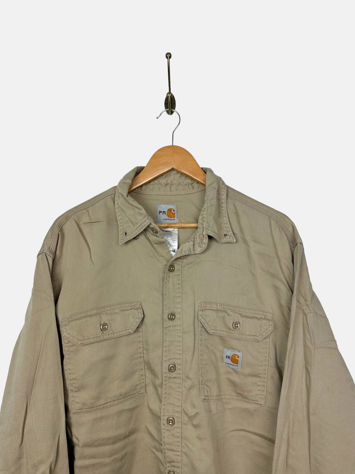 90's Carhartt Vintage Button-Up Shirt Size XL