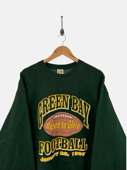 1997 Green Bay Packers NFL Vintage Sweatshirt Size L-XL