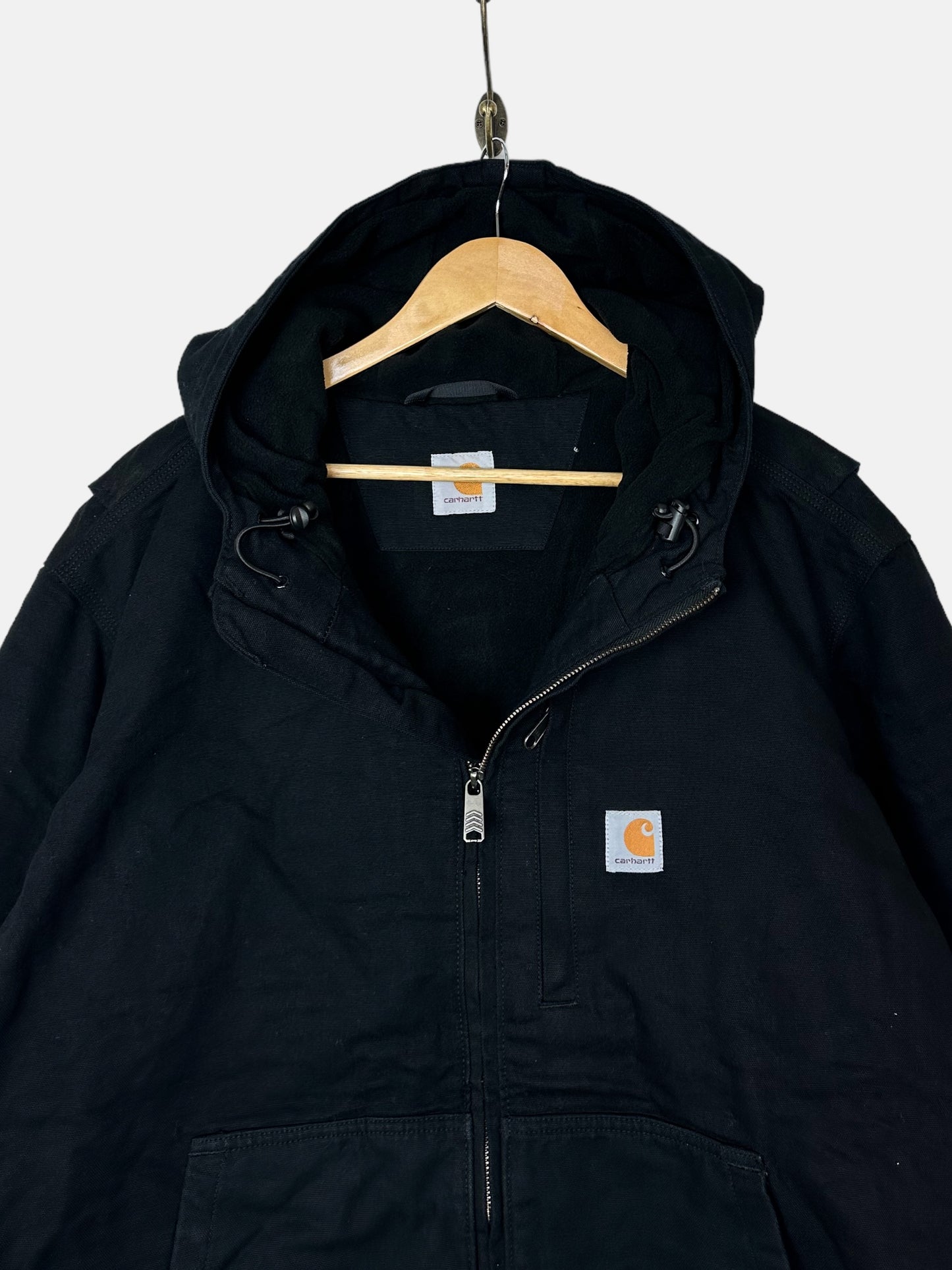 Carhartt Heavy Duty Lined Vintage Jacket with Hood Size L